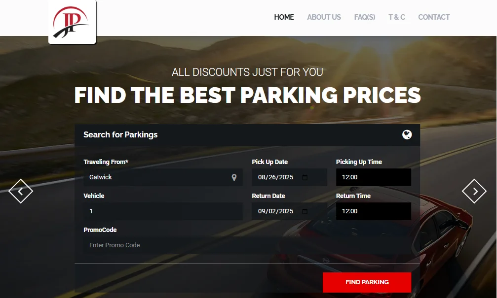 Jannat Parking – Modern Booking Platform