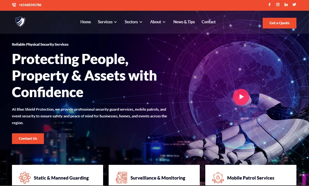 Blue Shield Protection